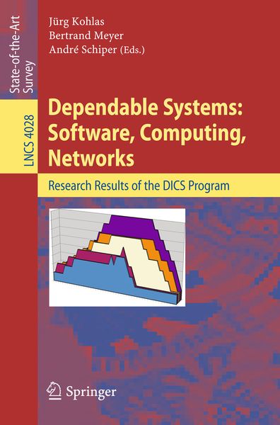 Produktbild: Dependable Systems: Software, Computing, Networks