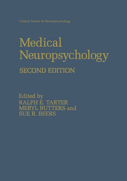 Produktbild: Medical Neuropsychology
