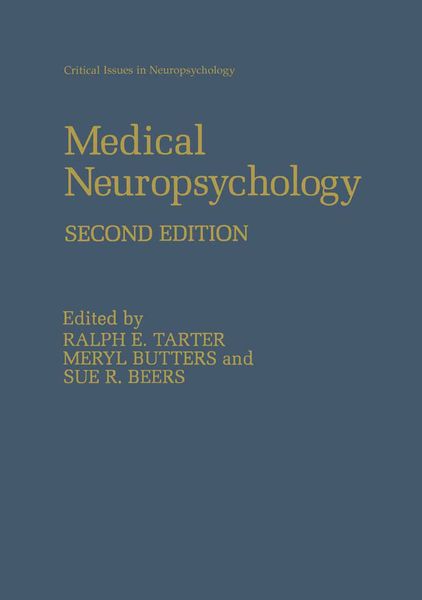 Produktbild: Medical Neuropsychology