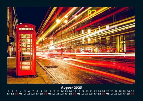 Produktbild: London 2025 Fotokalender DIN A4