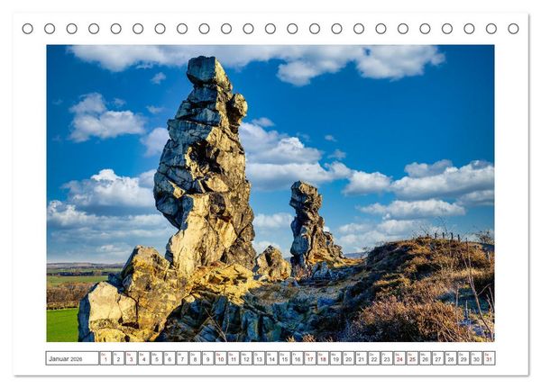 Produktbild: Fotospots in Deutschland (Tischkalender 2026 DIN A5 quer), CALVENDO Monatskalender