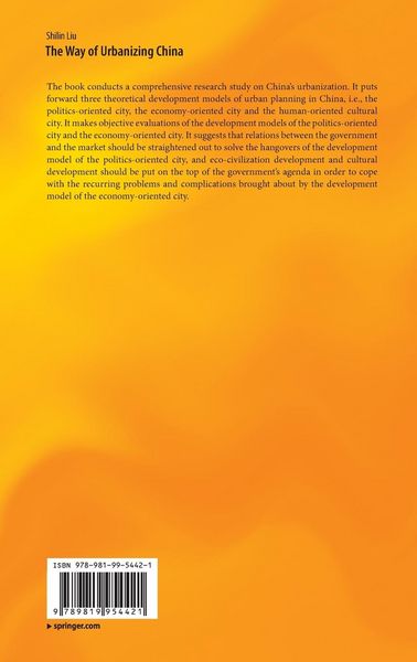 Produktbild: The Way of Urbanizing China