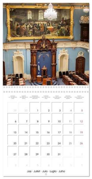 Produktbild: Qu&eacute;bec (Calendrier mural carr&eacute; 2026 30x30 cm) Calendrier double avec une page pour vos prises de notes