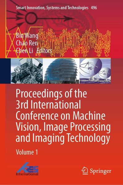 Produktbild: Proceedings of the 3rd International Conference on Machine Vision, Image Processing and Imaging Technology
