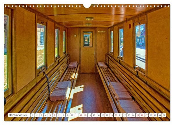 Produktbild: De L&uuml;tt Kaffeebrenner &ndash; Impressionen einer Mecklenburger Kleinbahn (Wandkalender 2026 DIN A3 quer), CALVENDO Monatskalender