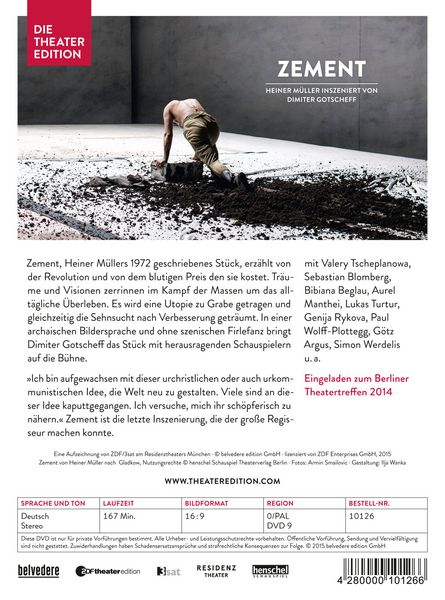 Produktbild: Zement - Die Theater Edition