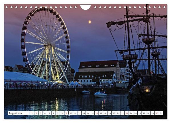 Produktbild: Danzig - Eine historische Sch&ouml;nheit (Wandkalender 2026 DIN A4 quer), CALVENDO Monatskalender