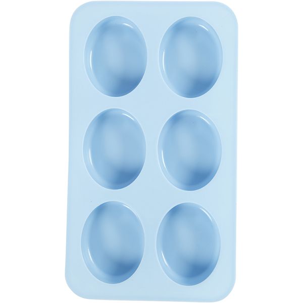Produktbild: Creativ Company Silikonform, H 2,5 cm, L 28 cm, B 16 cm, Lochgr&ouml;&szlig;e 78x61 mm, 100 ml, 1 Stk
