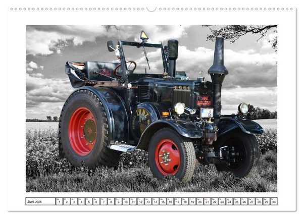 Produktbild: Deutsche Traktoren aus vergangenen Zeiten (Wandkalender 2026 DIN A2 quer), CALVENDO Monatskalender