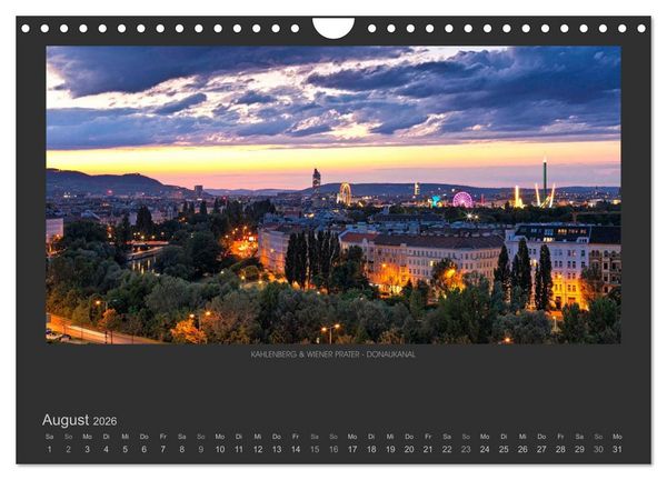 Produktbild: WIEN - EINE STADT VON WELT (Wandkalender 2026 DIN A4 quer), CALVENDO Monatskalender
