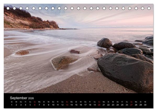 Produktbild: Ostsee erleben (Tischkalender 2026 DIN A5 quer), CALVENDO Monatskalender