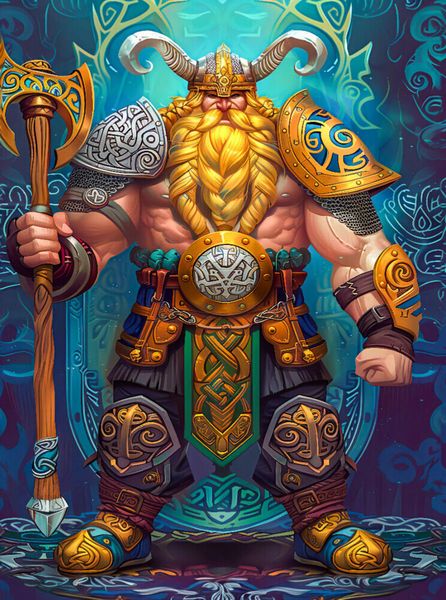 Produktbild: CALVENDO Puzzle Wikinger mit Axt | 2000 Teile Lege-Gr&ouml;&szlig;e 90x67cm Foto-Puzzle f&uuml;r gl&uuml;ckliche Stunden