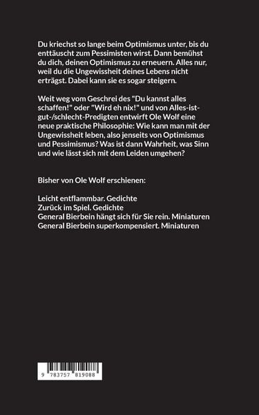 Produktbild: Schei&szlig; auf Optimismus