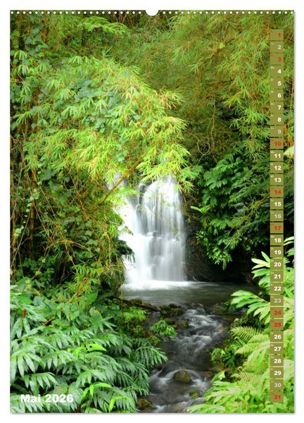 Produktbild: Aloha - Wasser auf Hawaii (Wandkalender 2026 DIN A2 hoch), CALVENDO Monatskalender