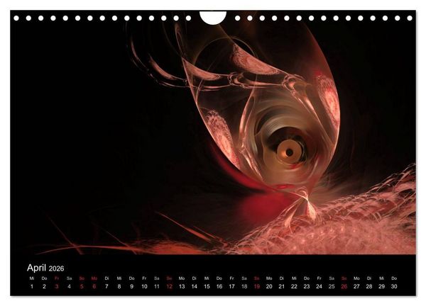 Produktbild: unbekannte Welten (Wandkalender 2026 DIN A4 quer), CALVENDO Monatskalender