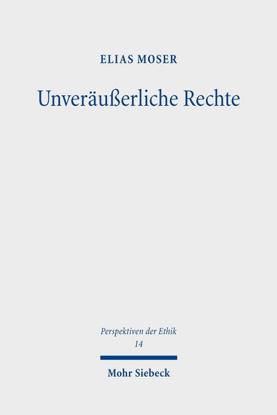 Produktbild: Unver&auml;u&szlig;erliche Rechte