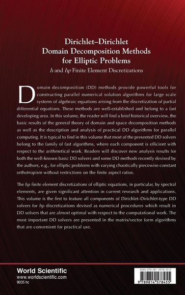 Produktbild: DIRICHLET-DIRICHLET DOMAIN DECOMPOSIT METHOD ELLIP PROBLEM