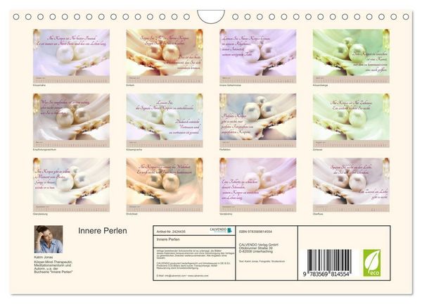 Produktbild: Innere Perlen (Wandkalender 2027 DIN A4 quer), CALVENDO Monatskalender