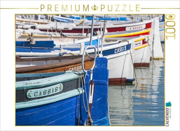 CALVENDO Puzzle Fischerboote in Cassis | 1000 Teile Lege-Größe 64x48cm Foto-Puzzle für glückliche Stunden