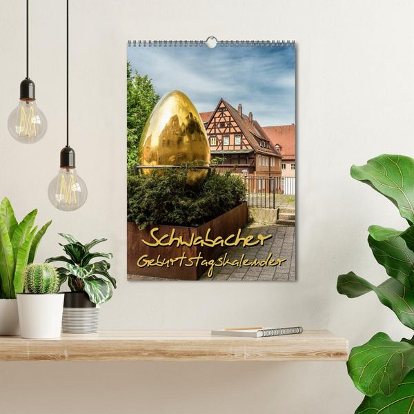 Produktbild: Schwabach Geburtstagskalender (Wandkalender 2026 DIN A3 hoch), CALVENDO Monatskalender