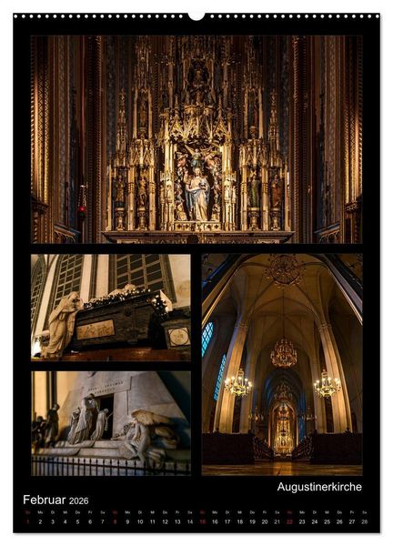 Produktbild: Die Hofburg zu Wien (hochwertiger Premium Wandkalender 2026 DIN A2 hoch), Kunstdruck in Hochglanz