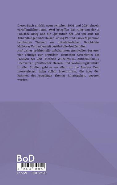 Produktbild: Studien zur Geschichte