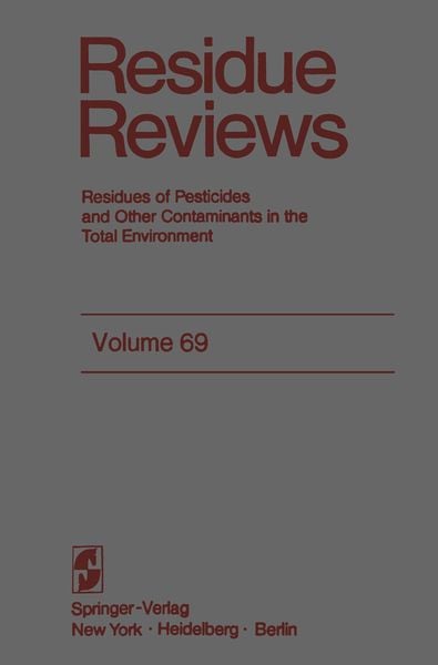 Produktbild: Residue Reviews