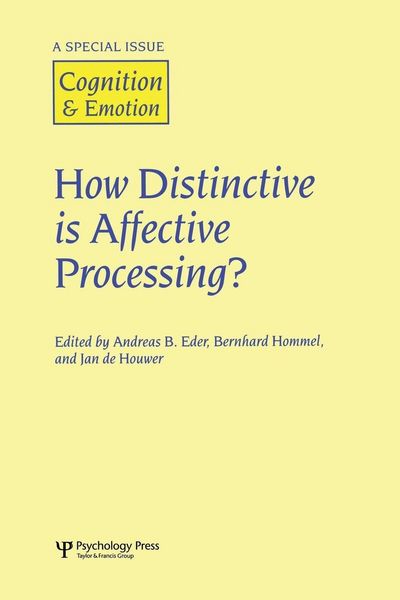 Produktbild: How Distinctive is Affective Processing?