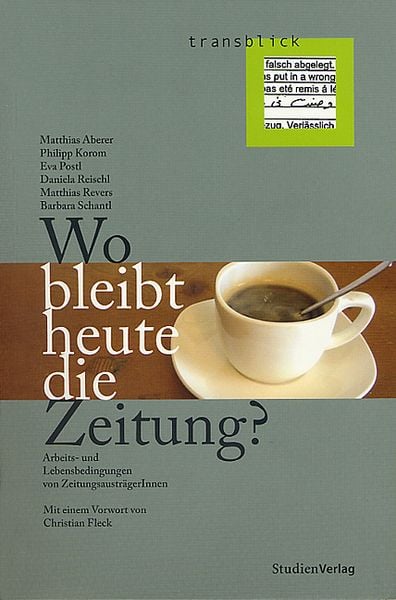 Produktbild: Wo bleibt heute die Zeitung?