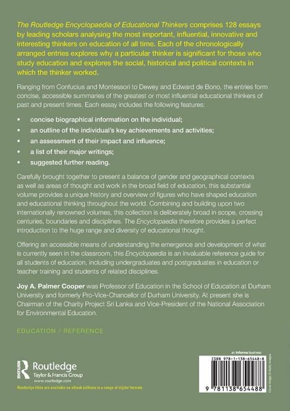 Produktbild: Routledge Encyclopaedia of Educational Thinkers