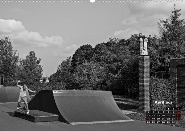 Produktbild: Auf dem Skateboard (Wandkalender 2022 DIN A2 quer)