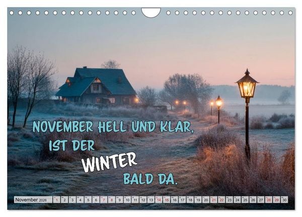 Produktbild: Bauernweisheiten - Stimmen der Natur (Wandkalender 2026 DIN A4 quer), CALVENDO Monatskalender