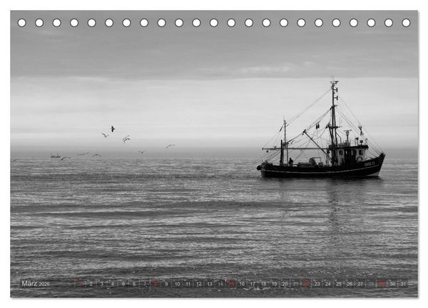 Produktbild: 54&deg;54'57"N 8&deg;19'51"E SYLT (Tischkalender 2026 DIN A5 quer), CALVENDO Monatskalender