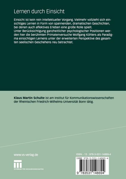Produktbild: Lernen durch Einsicht