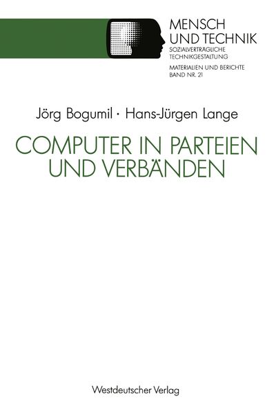 Produktbild: Computer in Parteien und Verb&auml;nden