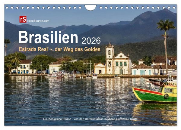 Produktbild: Brasilien 2026 Estrada Real - der Weg des Goldes (Wandkalender 2026 DIN A4 quer), CALVENDO Monatskalender