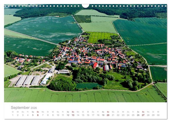 Produktbild: Harzvorland Luftbilder 2026 (Wandkalender 2026 DIN A3 quer), CALVENDO Monatskalender