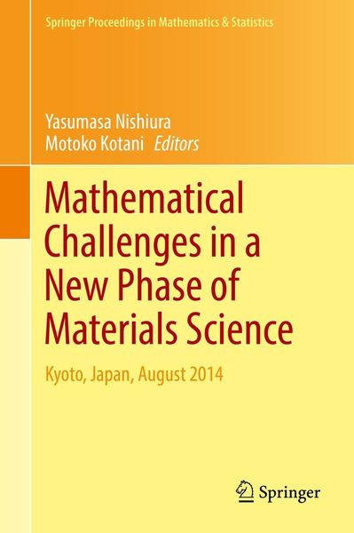 Produktbild: Mathematical Challenges in a New Phase of Materials Science