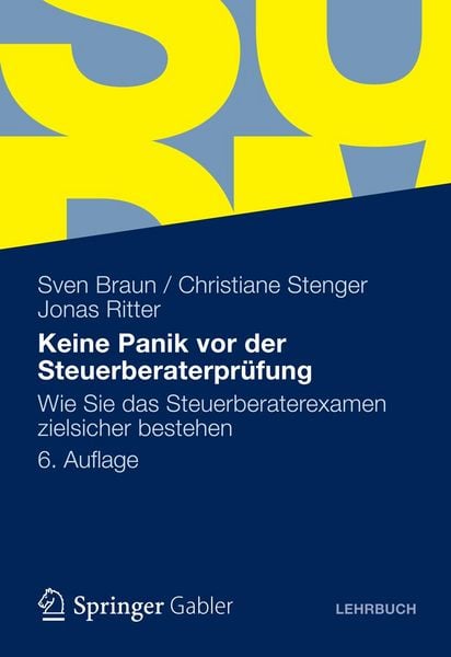 Produktbild: Keine Panik vor der Steuerberaterpr&uuml;fung