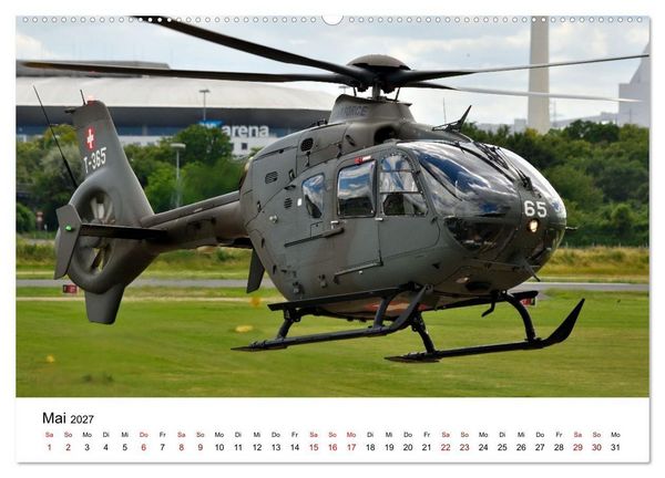Produktbild: Hubschrauberdynamik in allen Facetten (hochwertiger Premium Wandkalender 2027 DIN A2 quer), Kunstdruck in Hochglanz
