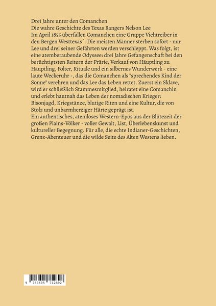 Produktbild: Drei Jahre unter den Comanchen - Als Gefangener im Indianerlager