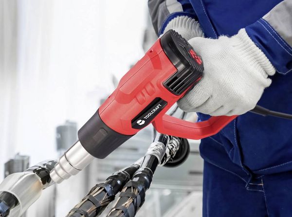 Produktbild: TOOLCRAFT TO-10332099 Hei&szlig;luftgebl&auml;se mit Zubeh&ouml;r 2000W