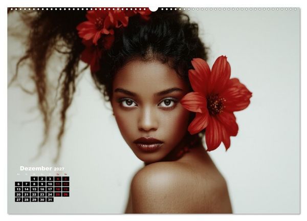 Produktbild: Florale Anmut (Wandkalender 2027 DIN A2 quer), CALVENDO Monatskalender