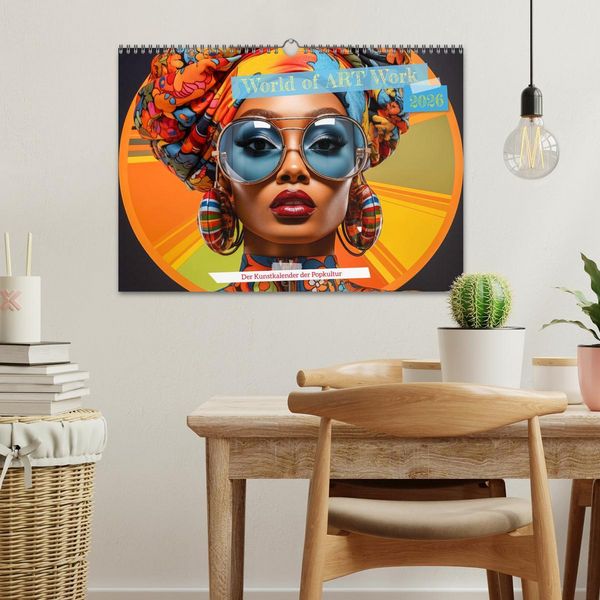 Produktbild: World of Art Work (Wandkalender 2026 DIN A3 quer), CALVENDO Monatskalender