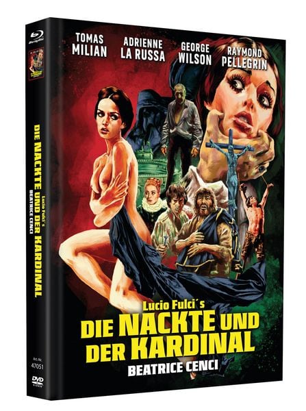 Produktbild: Die Nackte und der Kardinal - Mediabook wattiert - Limitiert auf 222 St&uuml;ck - Cover G (Blu-ray + DVD)