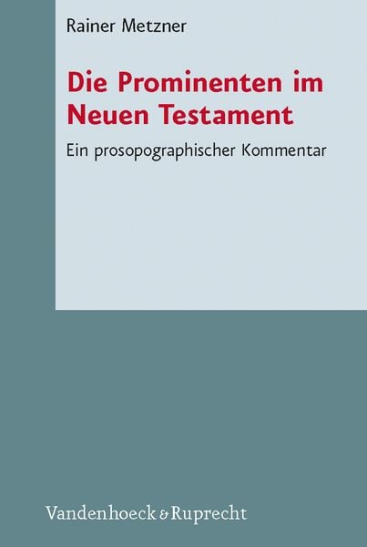 Produktbild: Die Prominenten im Neuen Testament