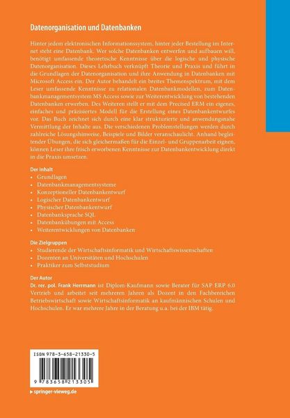 Produktbild: Datenorganisation und Datenbanken