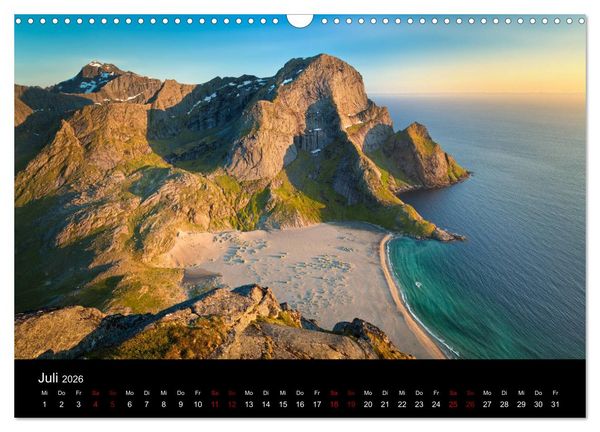 Produktbild: Lofoten - Inseln im Nordmeer (Wandkalender 2026 DIN A3 quer), CALVENDO Monatskalender