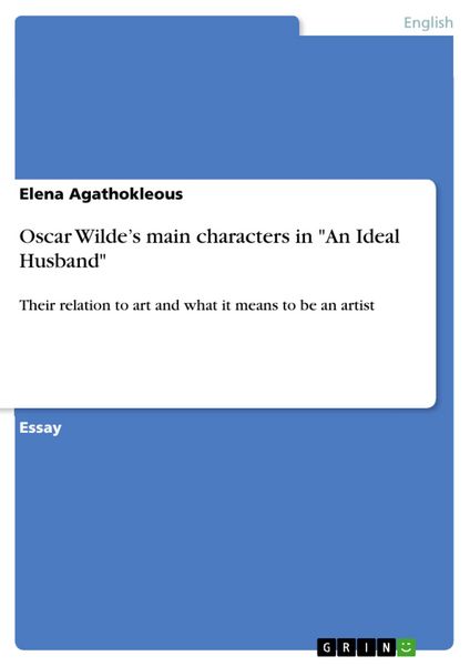 Produktbild: Oscar Wilde's main characters in "An Ideal Husband"