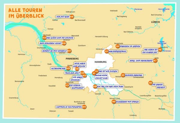 Produktbild: DUMONT Radelzeit in und um Hamburg